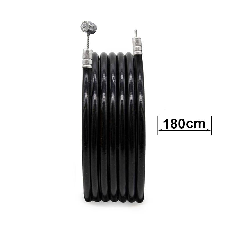 1,80 m svart bromskabel och vajer