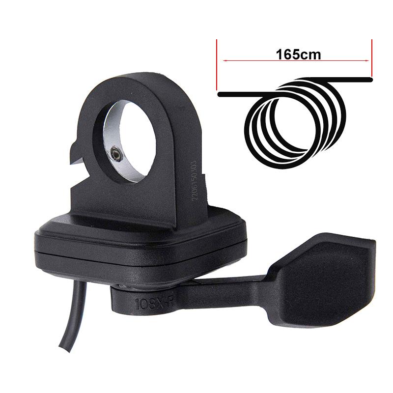 Accelerator med svart kontakt 1,6 m