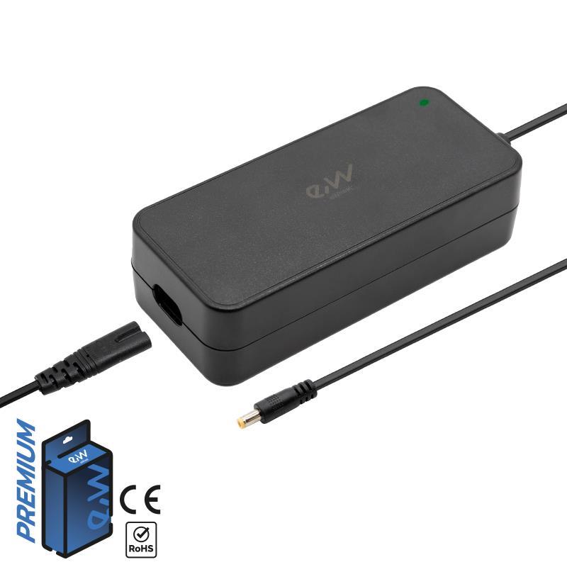 Premiumladdare 36V (utgång 42v) 2A-kontakt DC 5,5x2,1mm