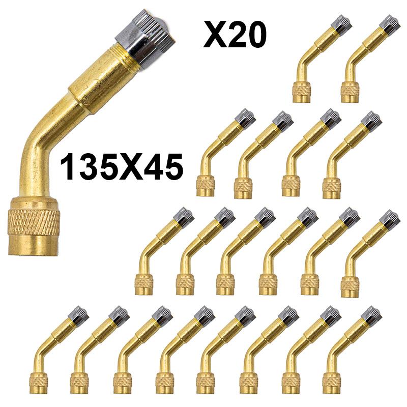 Böjd backventilförlängare 135° - 20 st