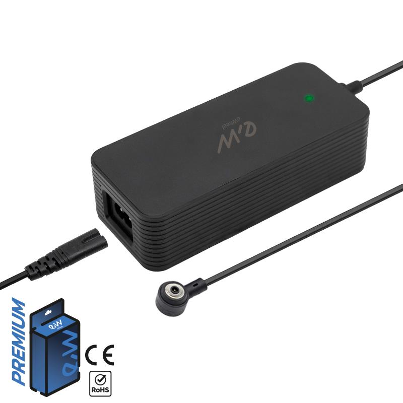 Premium 36 V laddare (utgång 42 V) 2A - GTC 8 mm magnetisk för MI4 PRO