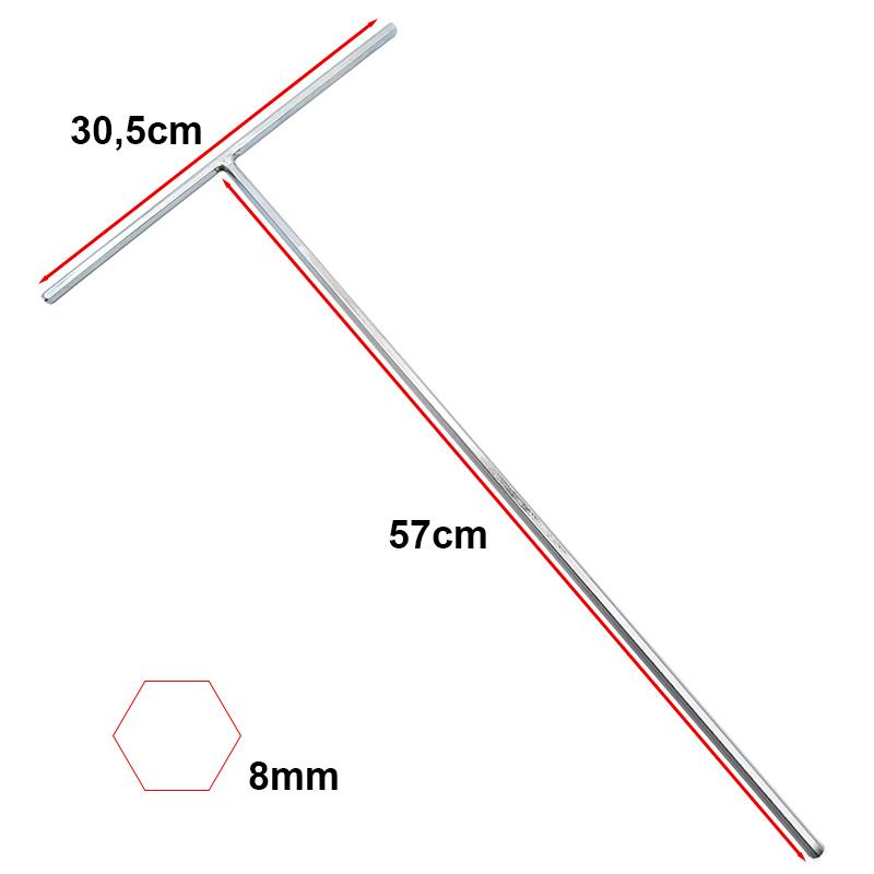 Premium insexnyckel M10/58cm för Smartgyro mast