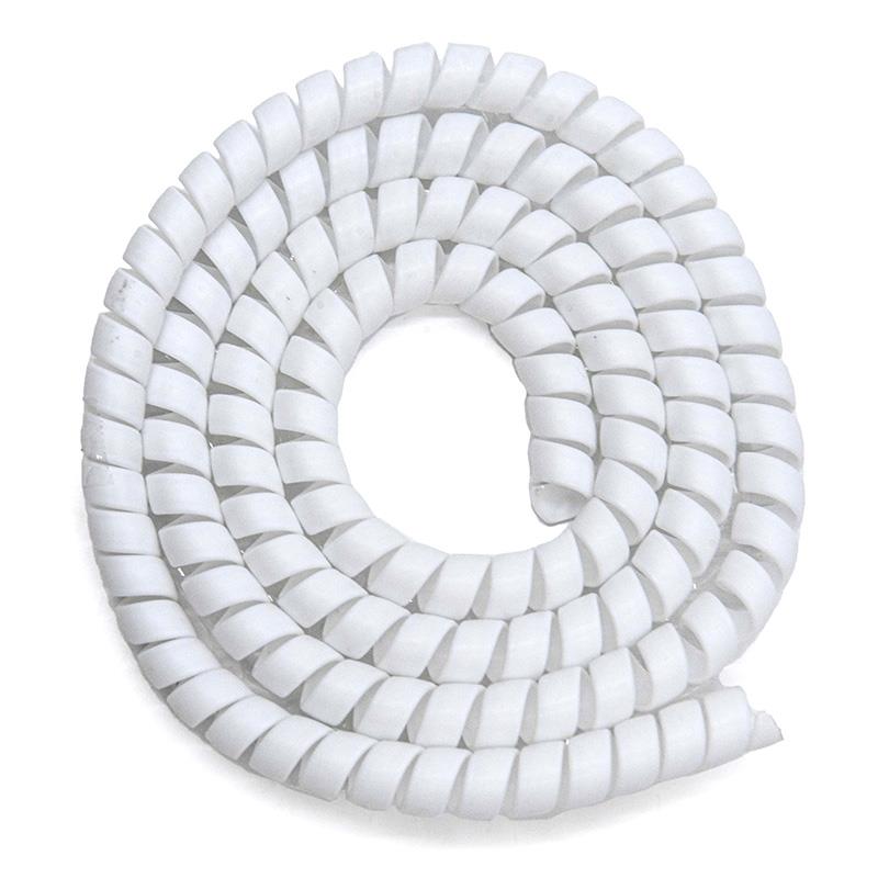 Vit kabelskydd - 110 cm