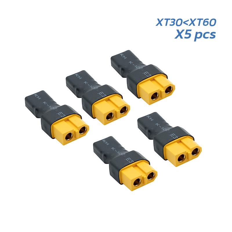 XT30 hane till XT60 honadapter - 5 st